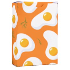 Personalized Name Fried Egg Breakfast - Playing Cards Single Design (Rectangle) with Custom Box