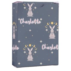 Personalized Name Boho Rabbits Stars