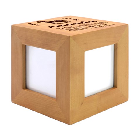 Wood Photo Frame Cube 