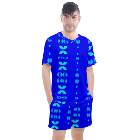 Men s Mesh T-Shirt and Shorts Set 