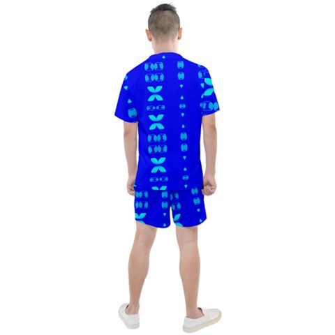 Men s Mesh T-Shirt and Shorts Set 