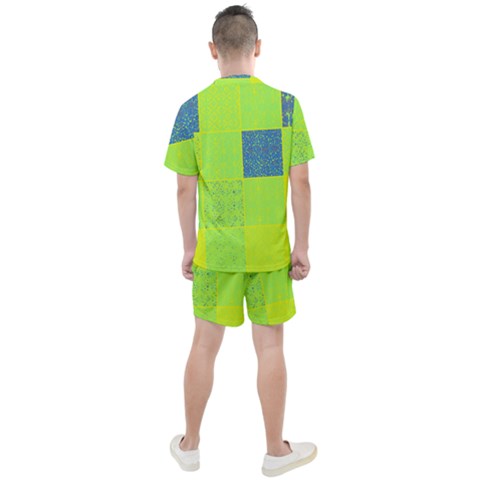 Men s Mesh T-Shirt and Shorts Set 