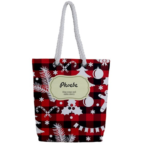 Full Print Rope Handle Tote (Small) 