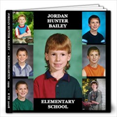 JORDAN  k-8TH GRADE PHOTOS - 12x12 Photo Book (20 pages)