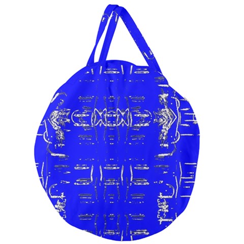 Giant Round Zipper Tote 