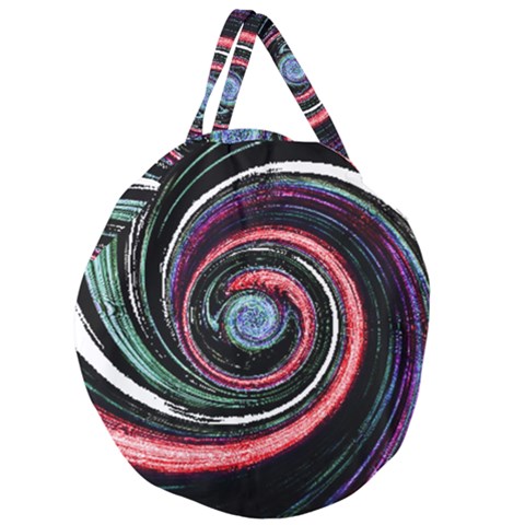 Giant Round Zipper Tote 