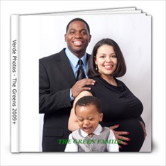 Green Family book - 8x8 Photo Book (20 pages)