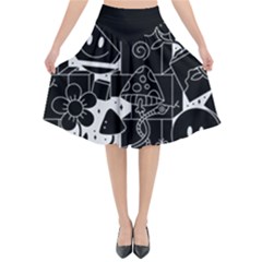 Bskirt1 - Flared Midi Skirt