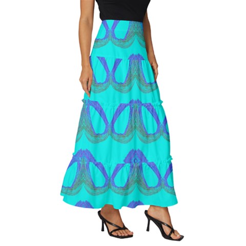 Tiered Ruffle Maxi Skirt 