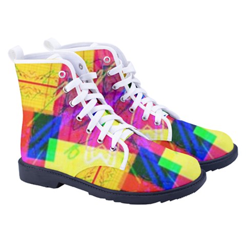 Men s High-Top Canvas Sneakers 