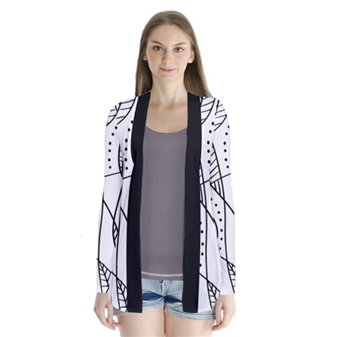 Drape Collar Cardigan 