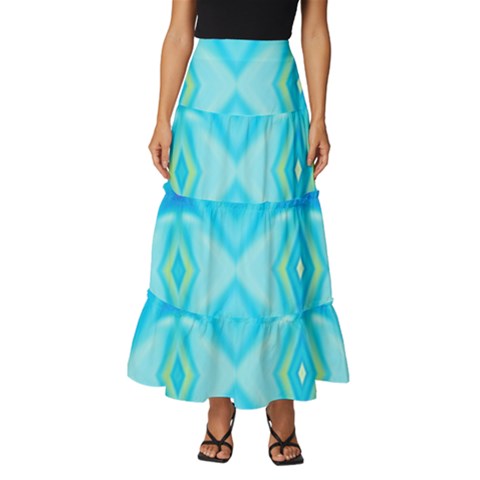 Tiered Ruffle Maxi Skirt 