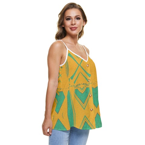 Casual Spaghetti Strap Chiffon Top 