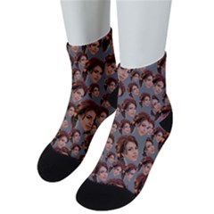 Personalized Many Repeat Head Photo Sock - Low Cut Socks