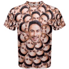 Personalized Many Face Men Cotton Tee - Men s Cotton T-Shirt