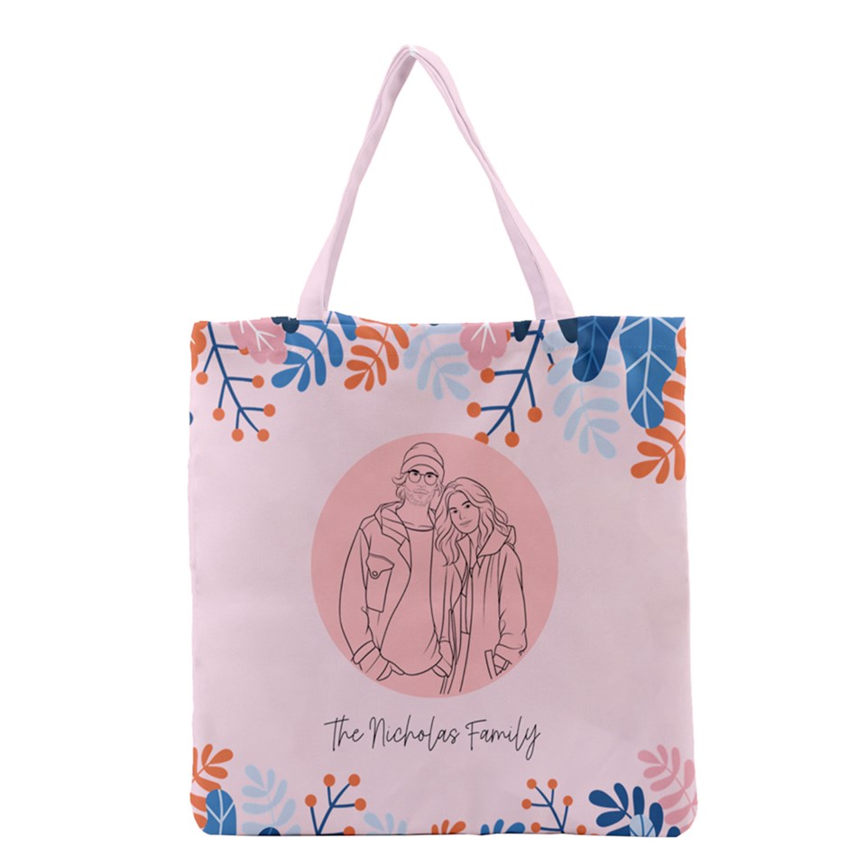 Personalized grocery tote best sale