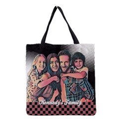 Personalized Comic Style City Lover Photo - Grocery Tote Bag