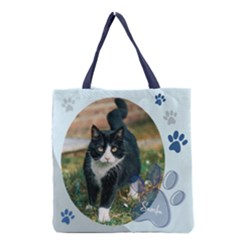 Personalized Pet Style Photo Name Tote Bag - Grocery Tote Bag