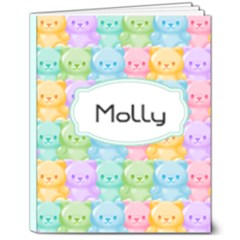 Personalized Name Jelly Bear Hardcover Notebook