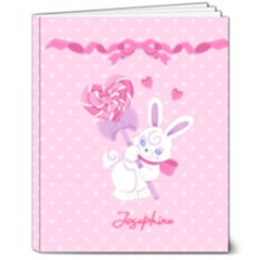 Personalized Name Rabbit Hardcover Notebook