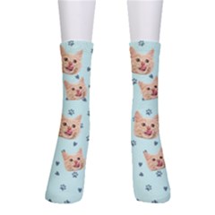 Personalized Pet Head Photo Sock - Crew Socks