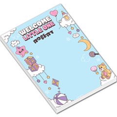 Personalized New Born Baby Any Text Name Large Memo Pad