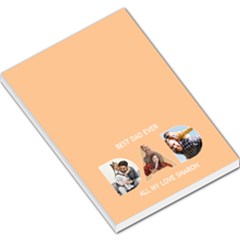 Personalized Dad Text Photo Large Memo Pad - Large Memo Pads