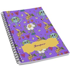 Personalized Name Y2K Notebook - 5.5  x 8.5  Notebook