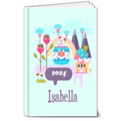 Personalized Name Cute Pet Hardcover Notebook - 8  x 10  Hardcover Notebook