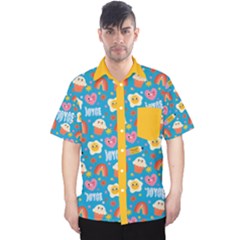 Personalized Name Any Text Funny Illustration Mens Hawaii Shirt