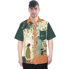 Personalized Name Any Text Illustration Mens Hawaii Shirt