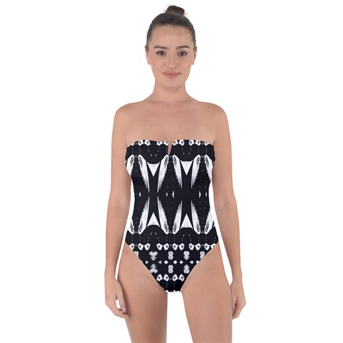 Tie Back One Piece Swimsuit 