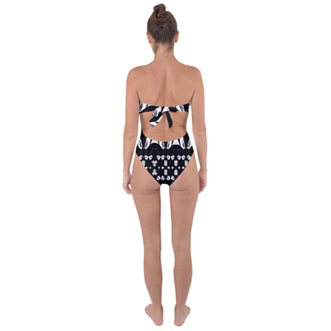 Tie Back One Piece Swimsuit 