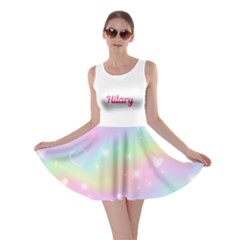 Personalized Name Rainbow Pattern Dress