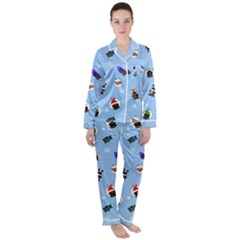 PaJAWA PJ S  - Women s Long Sleeve Satin Pajamas Set	