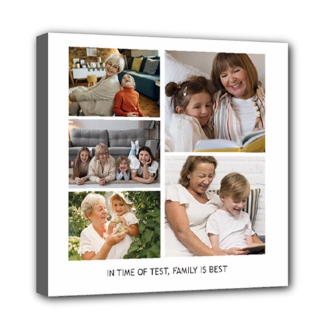 Personalized Photo Name Any Text Canvas 8  x 8  - Mini Canvas 8  x 8  (Stretched)