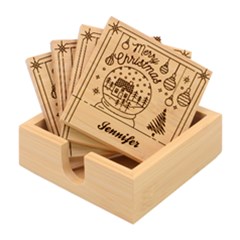 Bamboo Coaster Set 