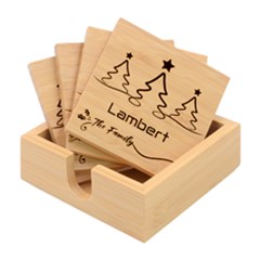 Bamboo Coaster Set 