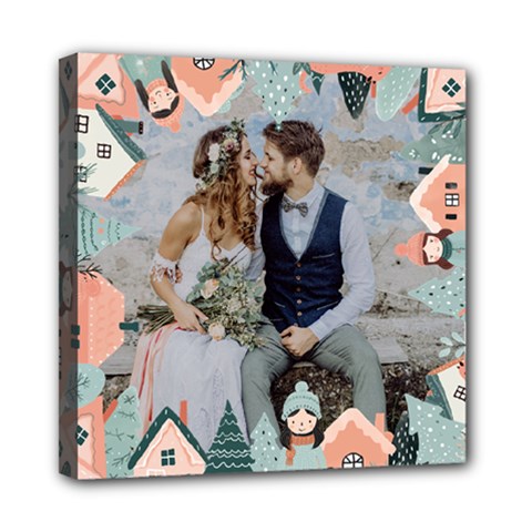 Personalized Photo Canvas 8  X 8 