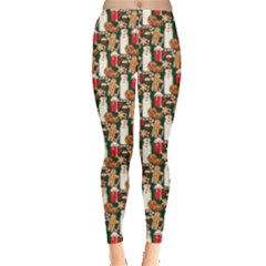 Personalized Christmas Everyday Leggings - Everyday Leggings 