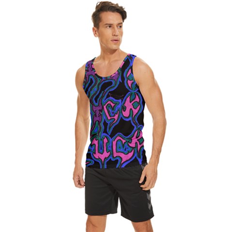 Men s Wide Collar Tank Top 