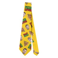 Personalized Photo Many Face Head Pizza Necktie - Necktie (Two Side)