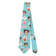 Personalized Photo Many Face Head Happy Valentine - Necktie (Two Side)