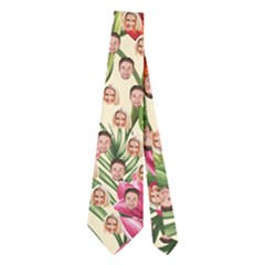 Personalized Photo Many Face Head Hawaii Pattern Necktie