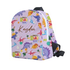 Personalized Dinosaur Name Any Text Kids Age Lightweight Preschool Backpack