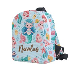 Personalized Mermaid Name Any Text Kids Age Lightweight Preschool Backpack - Kids  Age 2-4 Lightweight Preschool Backpack