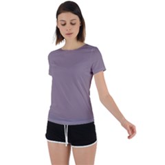 Jasmine Back Circle Cutout Sports T-Shirt