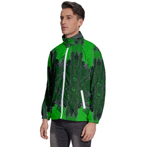 Men s High Neck Windbreaker 