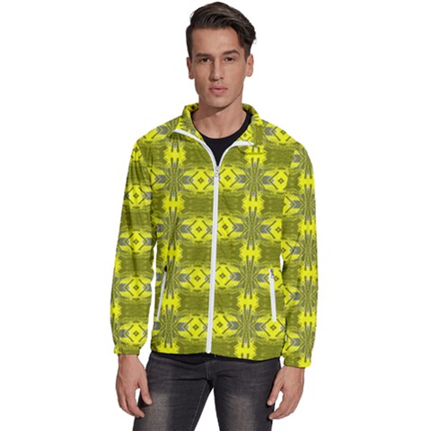 Men s High Neck Windbreaker 