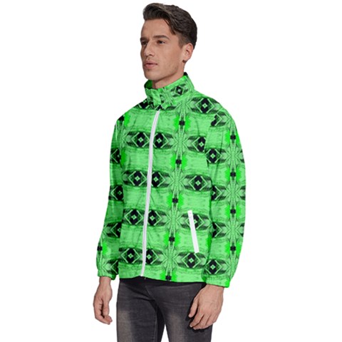 Men s High Neck Windbreaker 